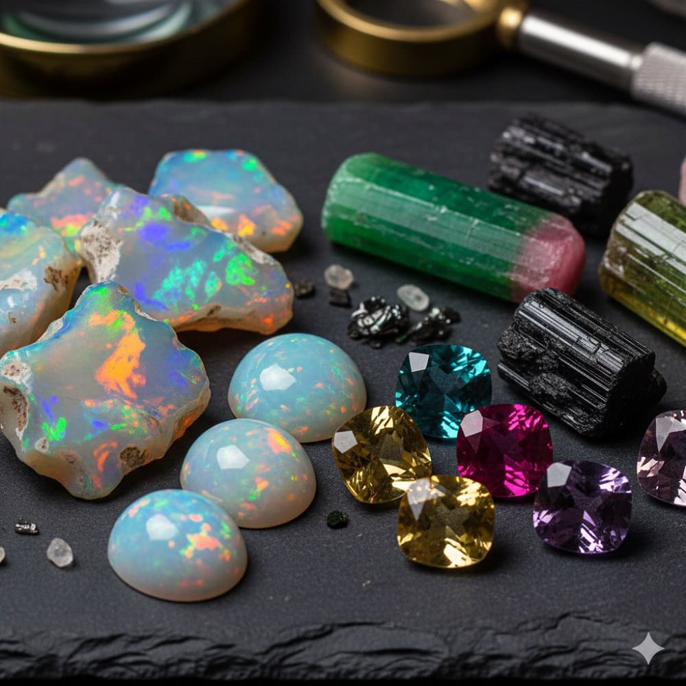 Magic of Tourmaline and Opal