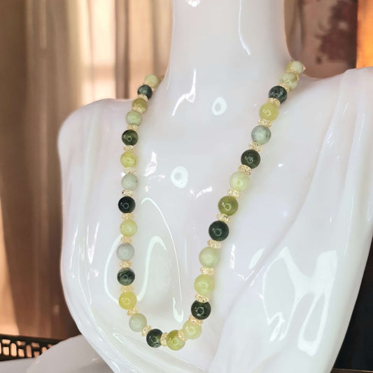 Forest Hamsa Necklace