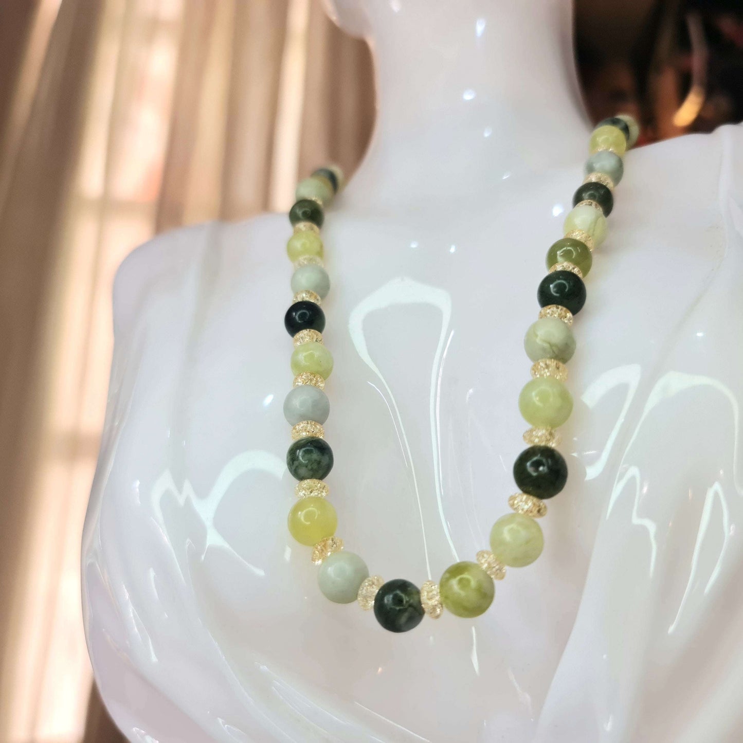 Forest Hamsa Necklace