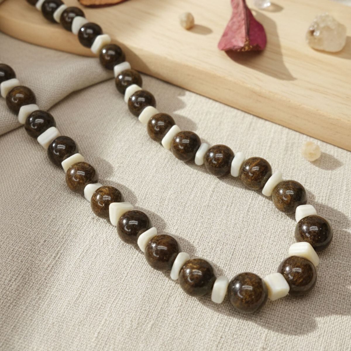 Bronze Shadow Necklace