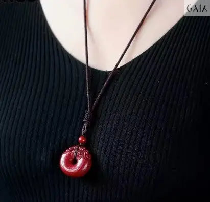 Cinnabar Necklace - GAIA - Jewellery Store