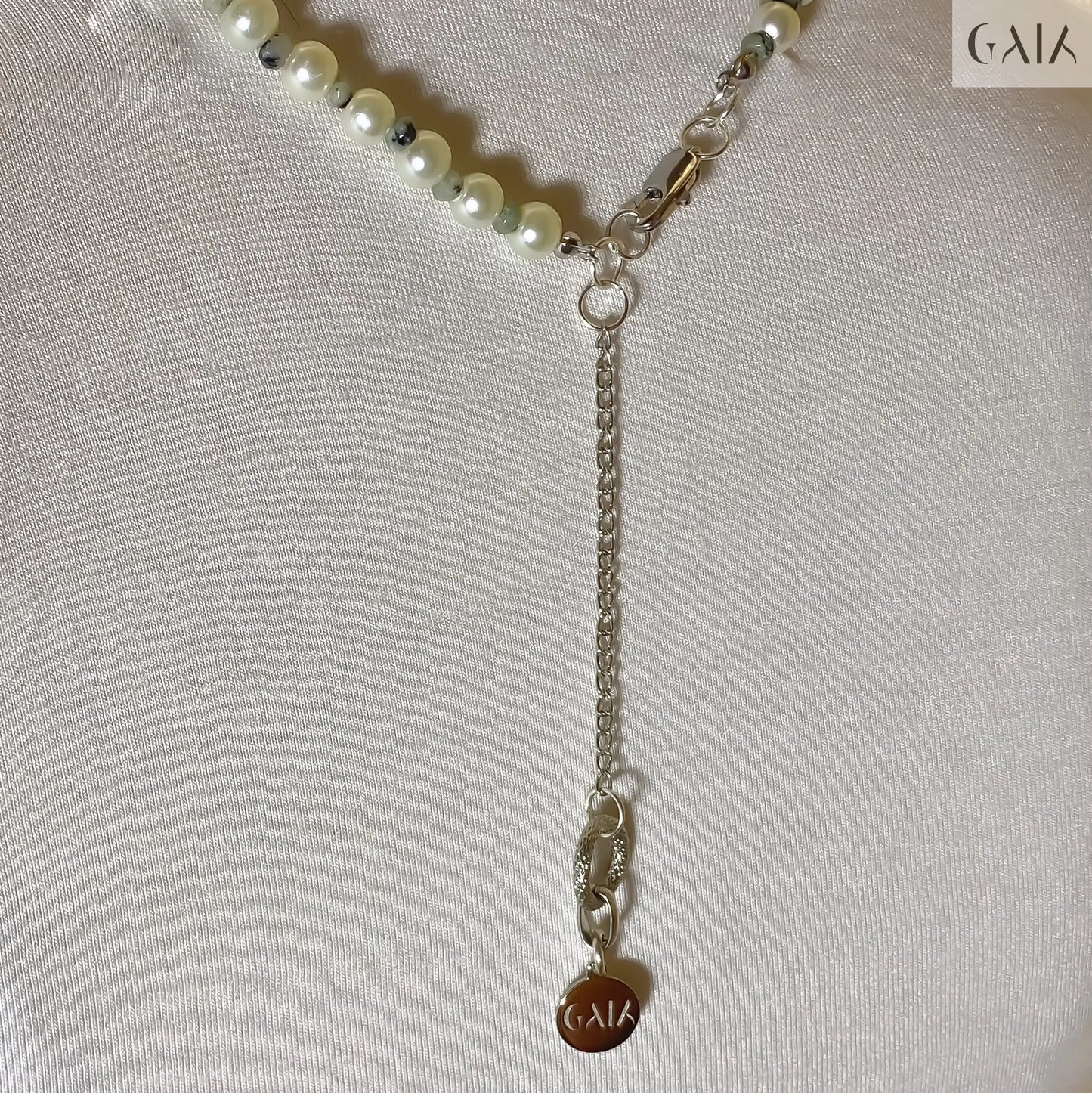 Delicate Pearl Necklace GAIA Necklace GAIA