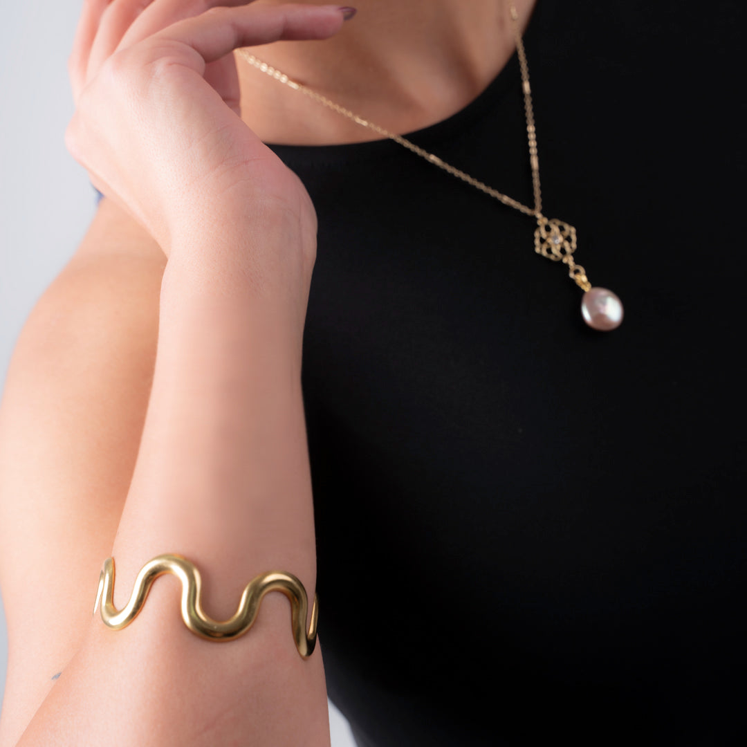 Natural Pearl Dorp Necklace - GAIA Global