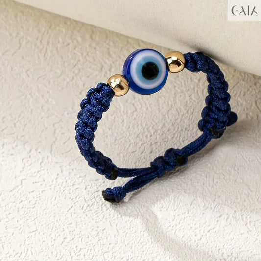 Evil Eye Braided Ring GAIA Rings GAIA