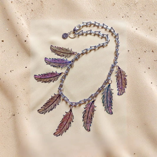 Feathers Necklace - GAIA - Jewellery Store