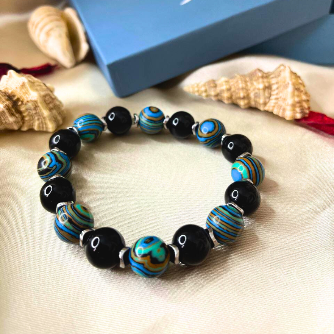 Malachite & Hematite  Bracelet GAIA  bracelet GAIA