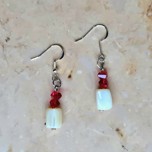 Sparkle Shell Earrings