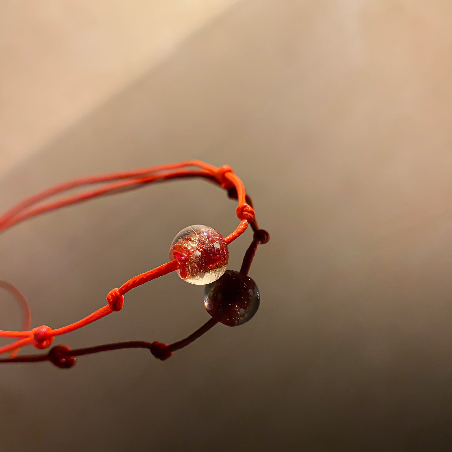 Karma Necklace (Red&Luminous) - GAIA - Jewellery Store