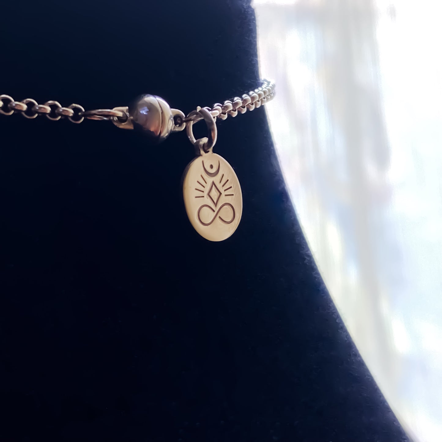Silver Yin & Yang Necklace