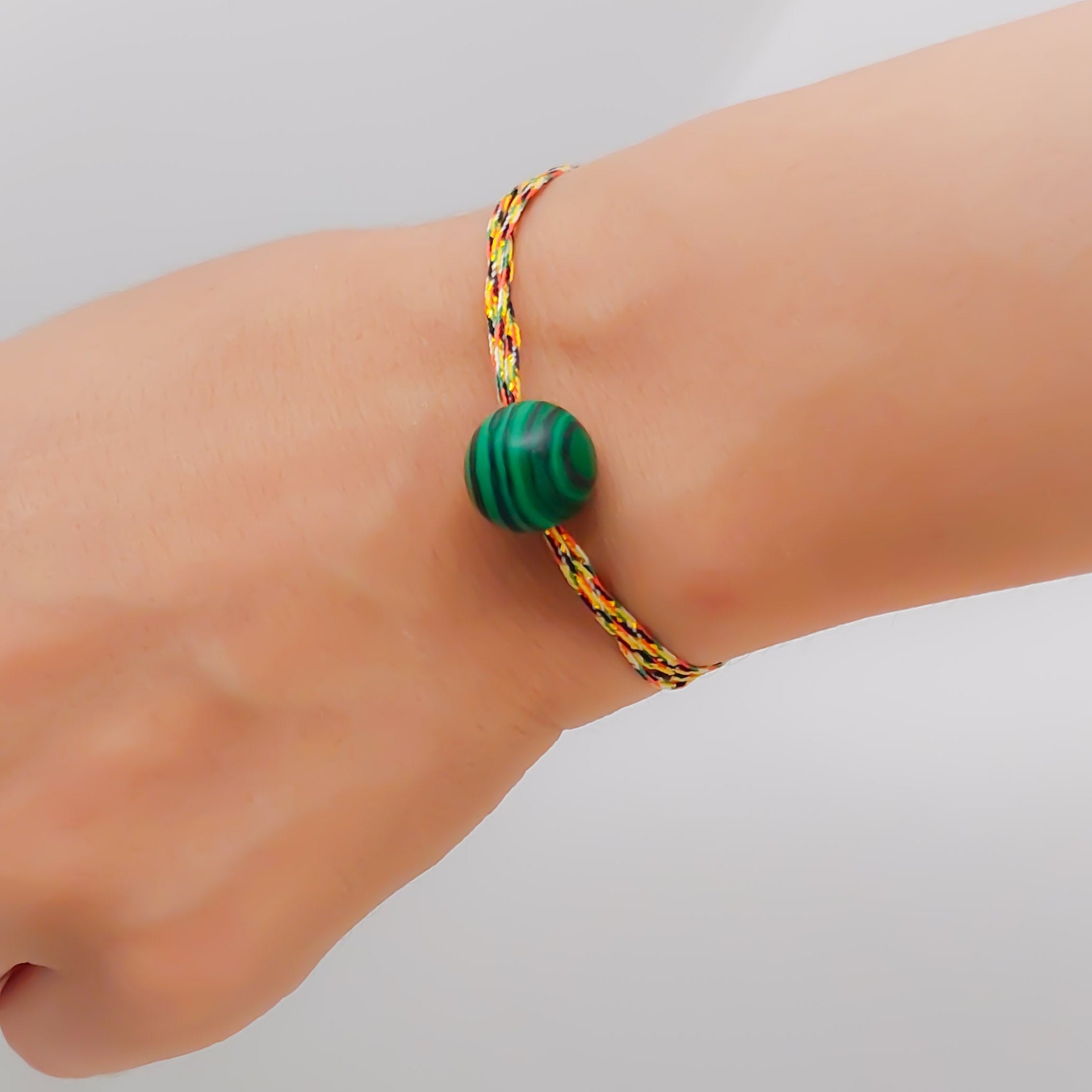 Green Malachite Bracelet GAIA  bracelet