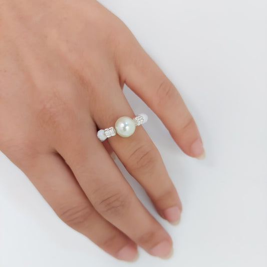 White Ring - GAIA - Jewellery Store