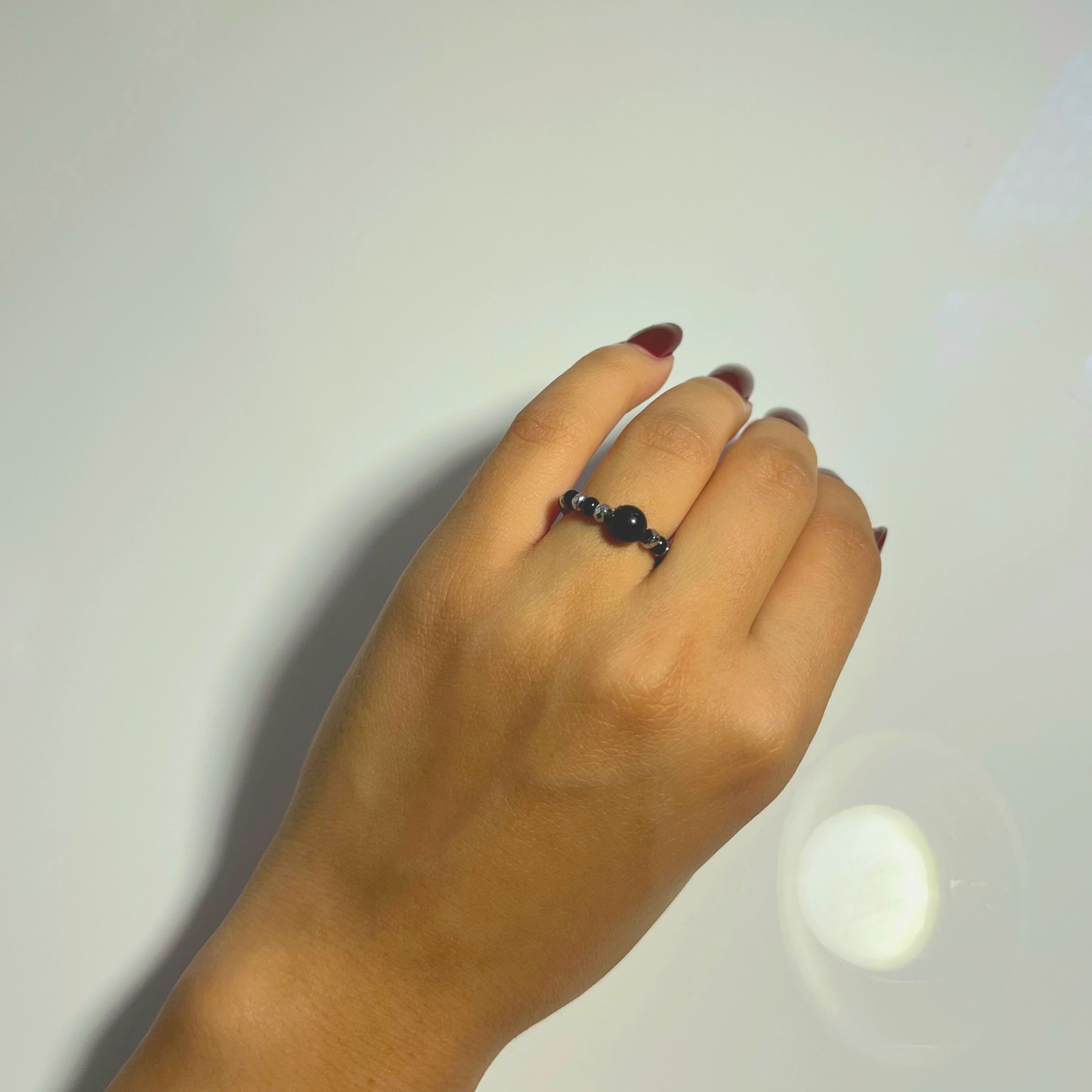 Midnight Sparkle Ring