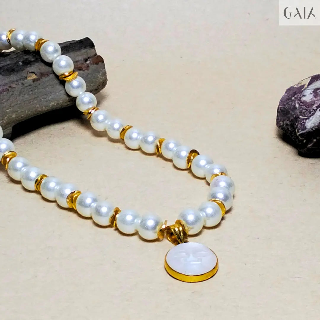 Glass Pearl Necklace - GAIA - Jewellery Store