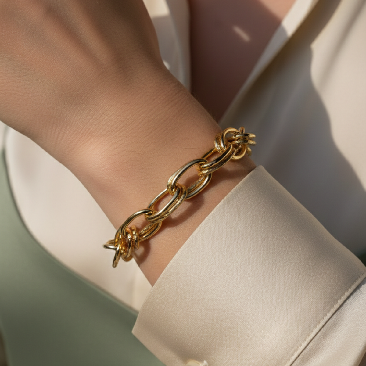 Golden Links Bracelet