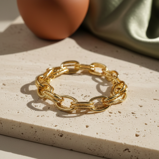 Golden Links Bracelet