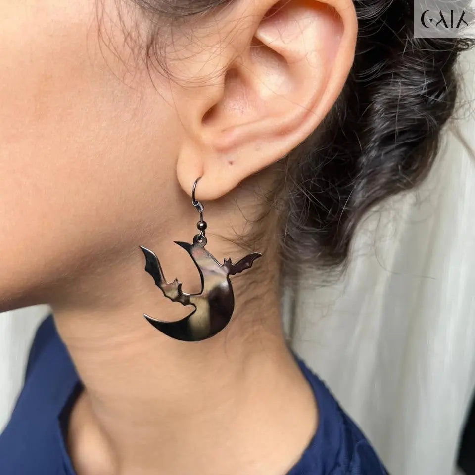 Gothic Moon Earrings Jewelry Designers Earing GAIA