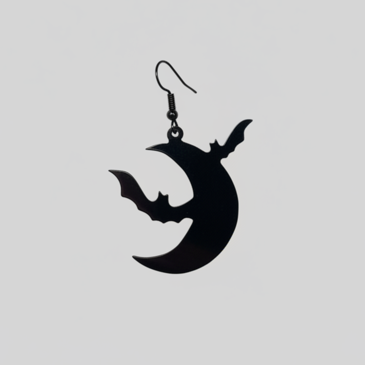 Gothic Moon Earrings