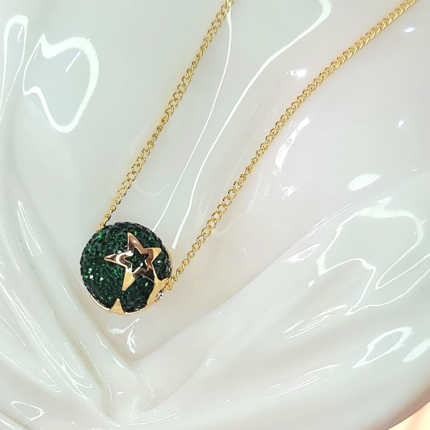 Green Star Necklace