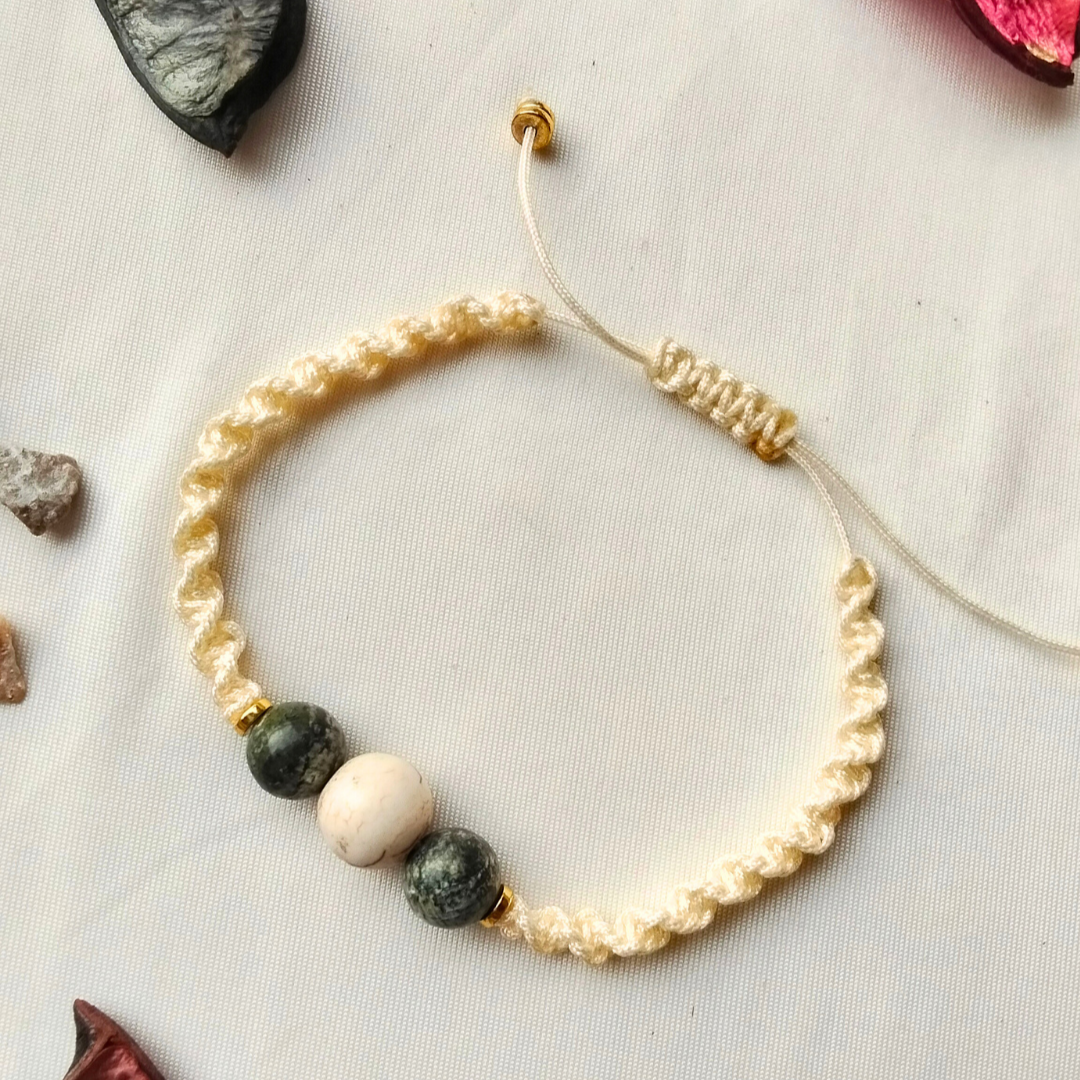 Howlite & Jasper bracelet