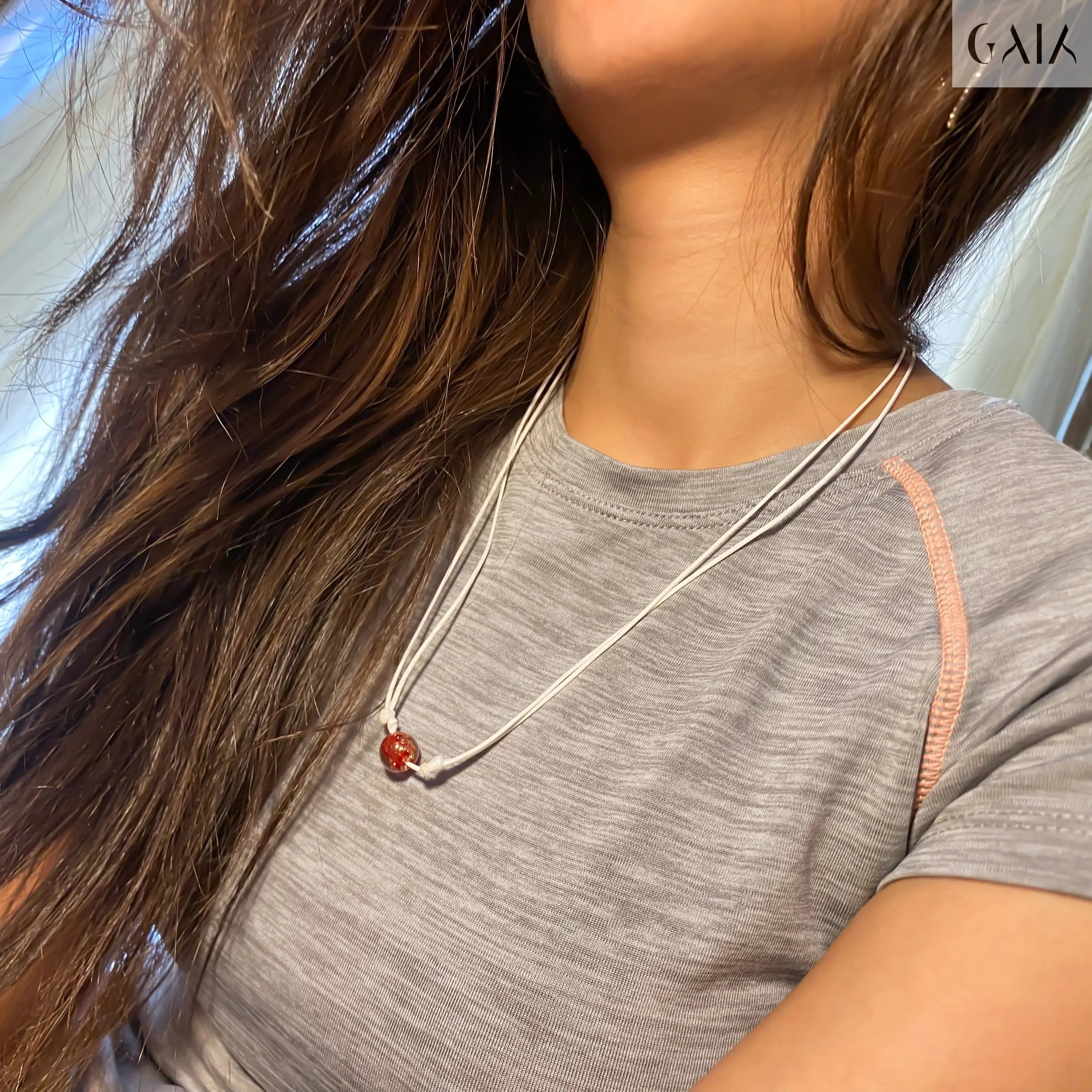 Karma Necklace (White&Luminous) - GAIA Global