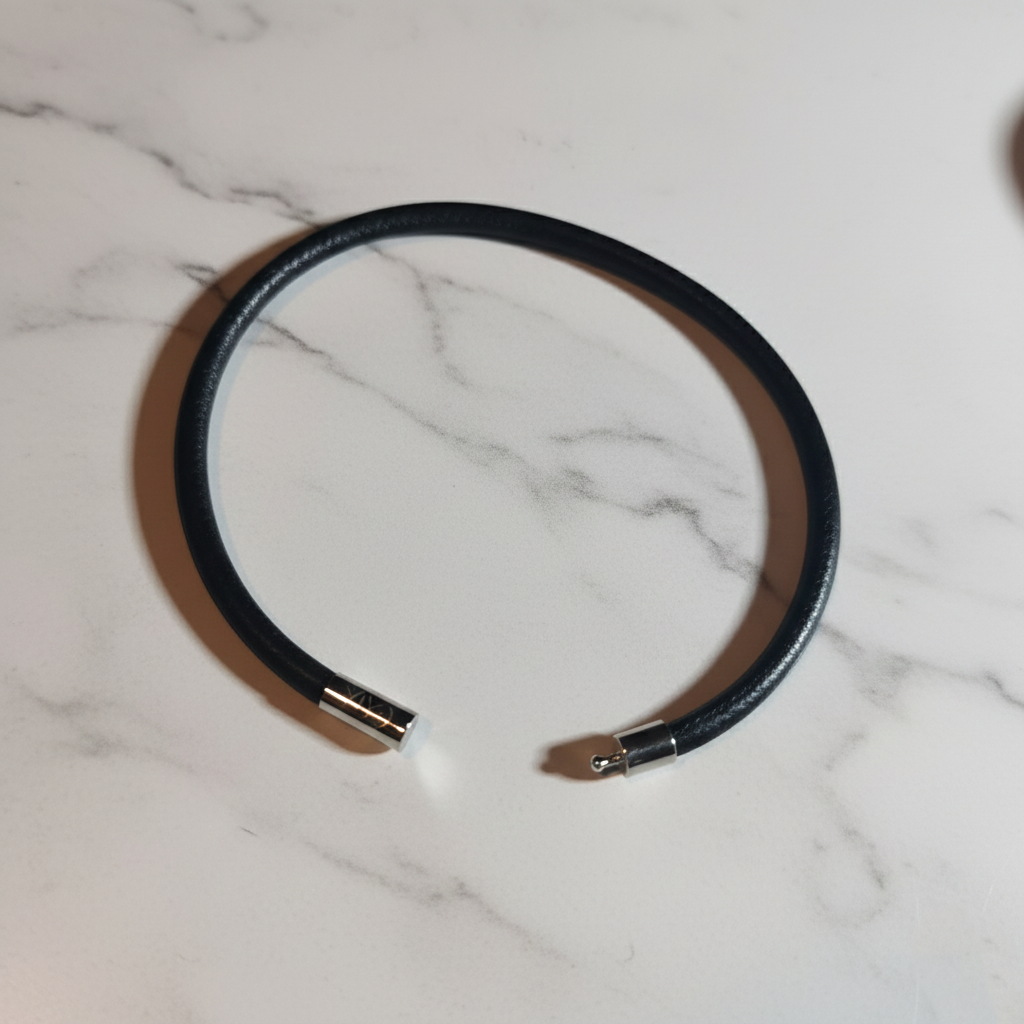 Leather Orbit bracelet