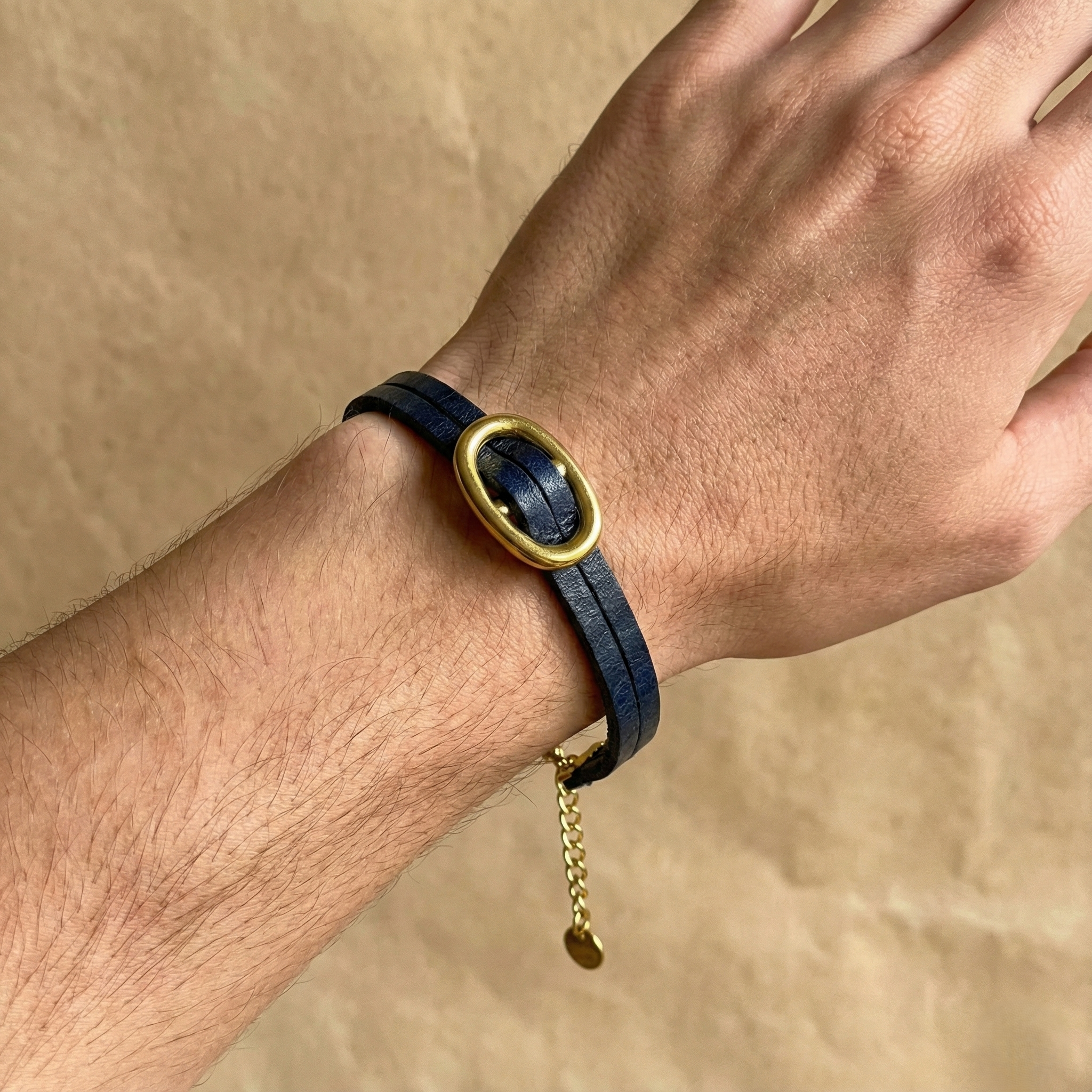 Midnight Leather Bracelet - GAIA - Jewellery Store