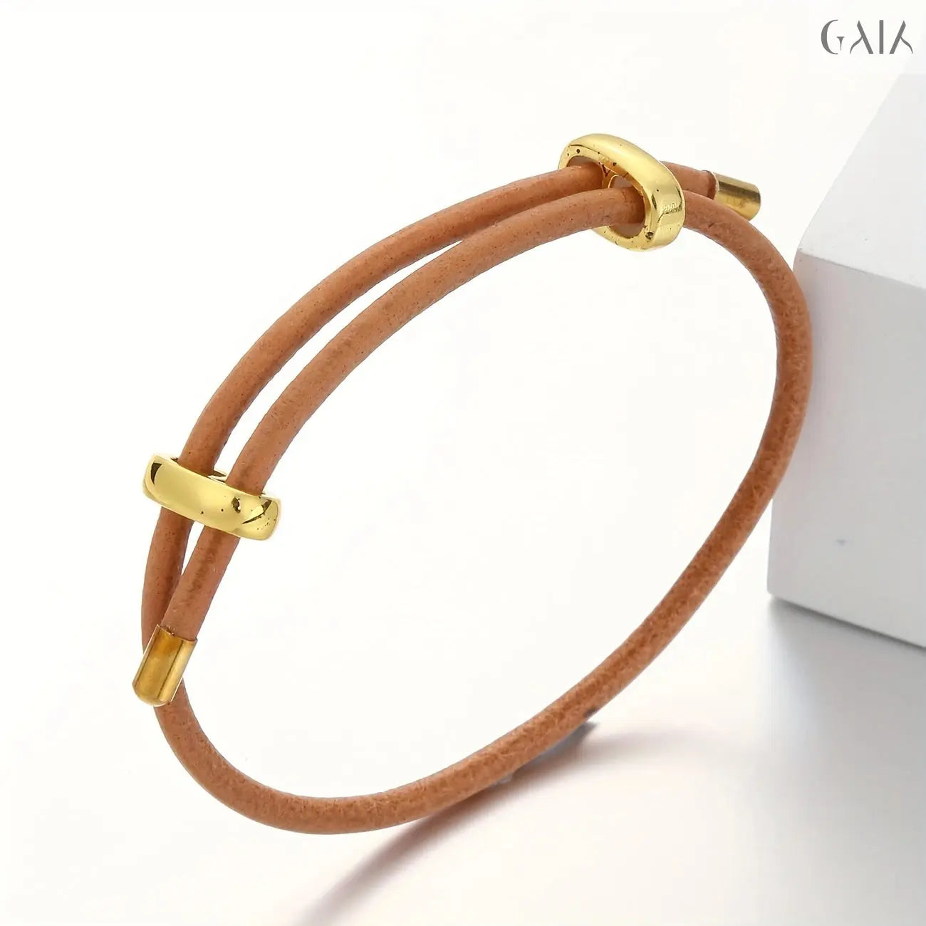 Minimal Leather Bracelet - GAIA Global