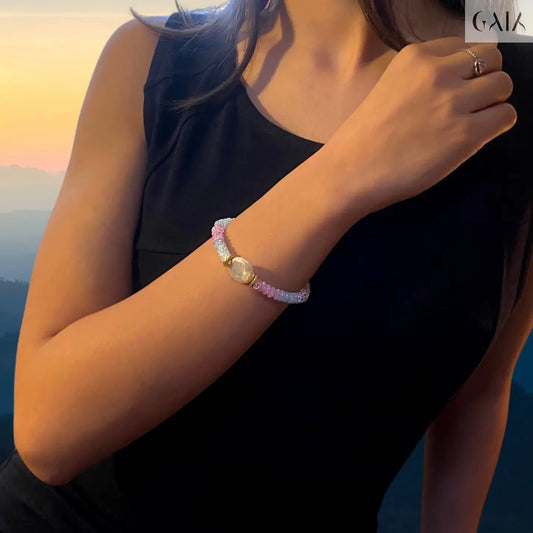 Crystal with Pearl Bracelet - GAIA Global
