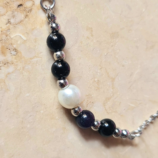 Onyx Dot Necklace