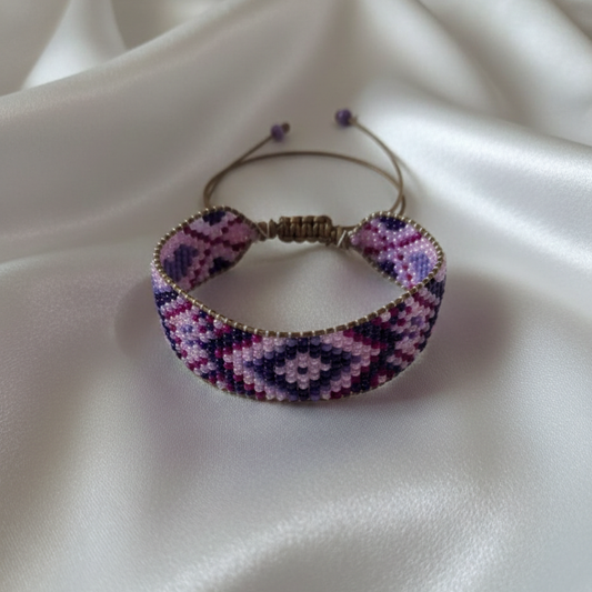 Violet Rhythm Bracelet
