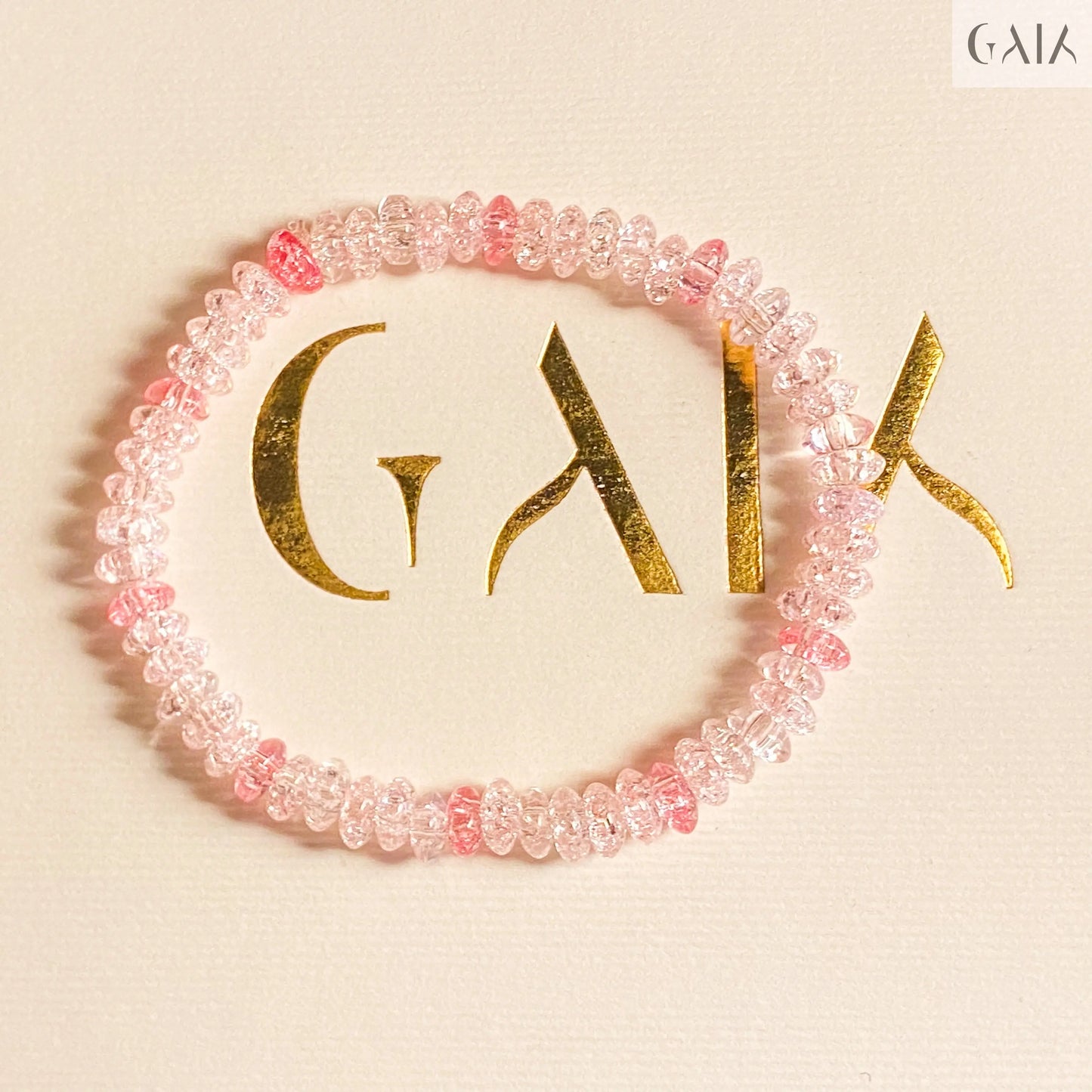 Pink Crystal Bracelet - GAIA - Jewellery Store