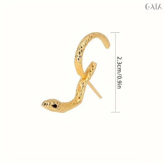 Serpent Hoop Earrings Jewelry Designers Earing GAIA