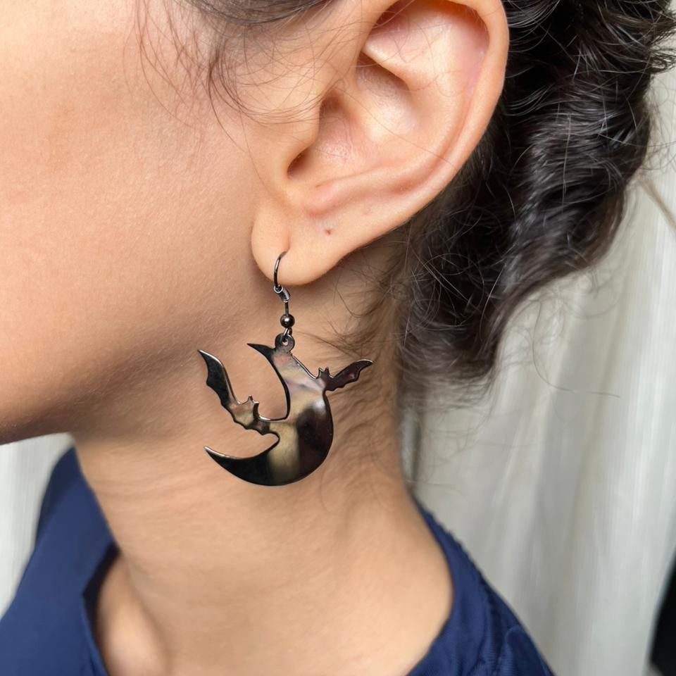 Gothic Moon Earrings