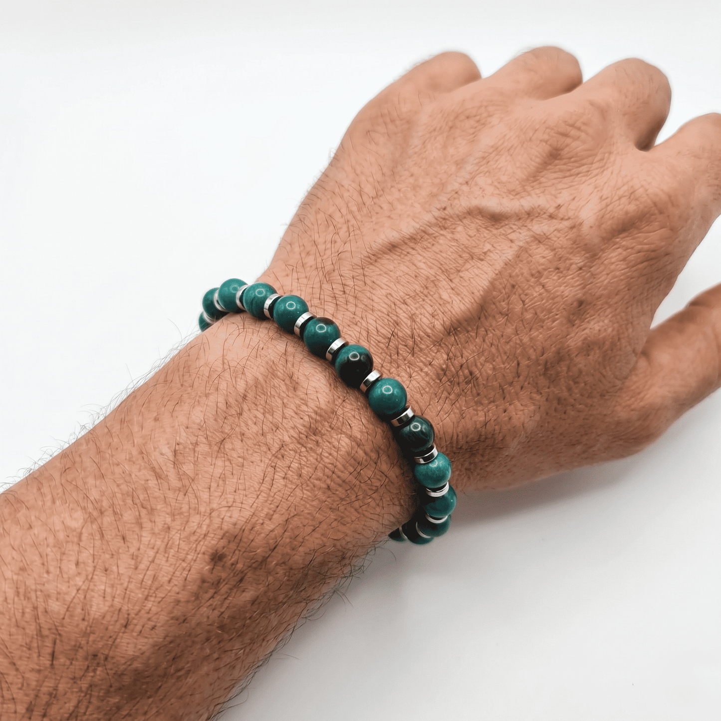 Teal & Jade Bracelet