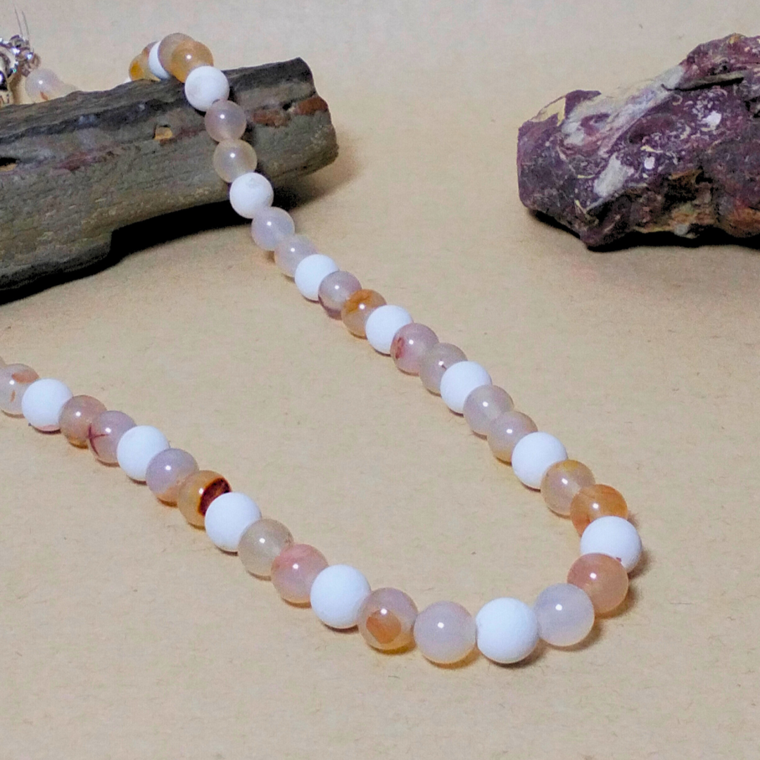 Blossom Agate Necklace - GAIA - Jewellery Store