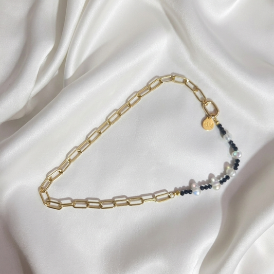 Moonstone Onyx Necklace