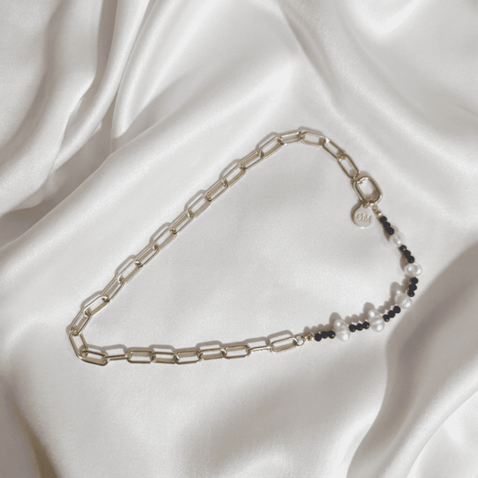 Moonstone Onyx Necklace
