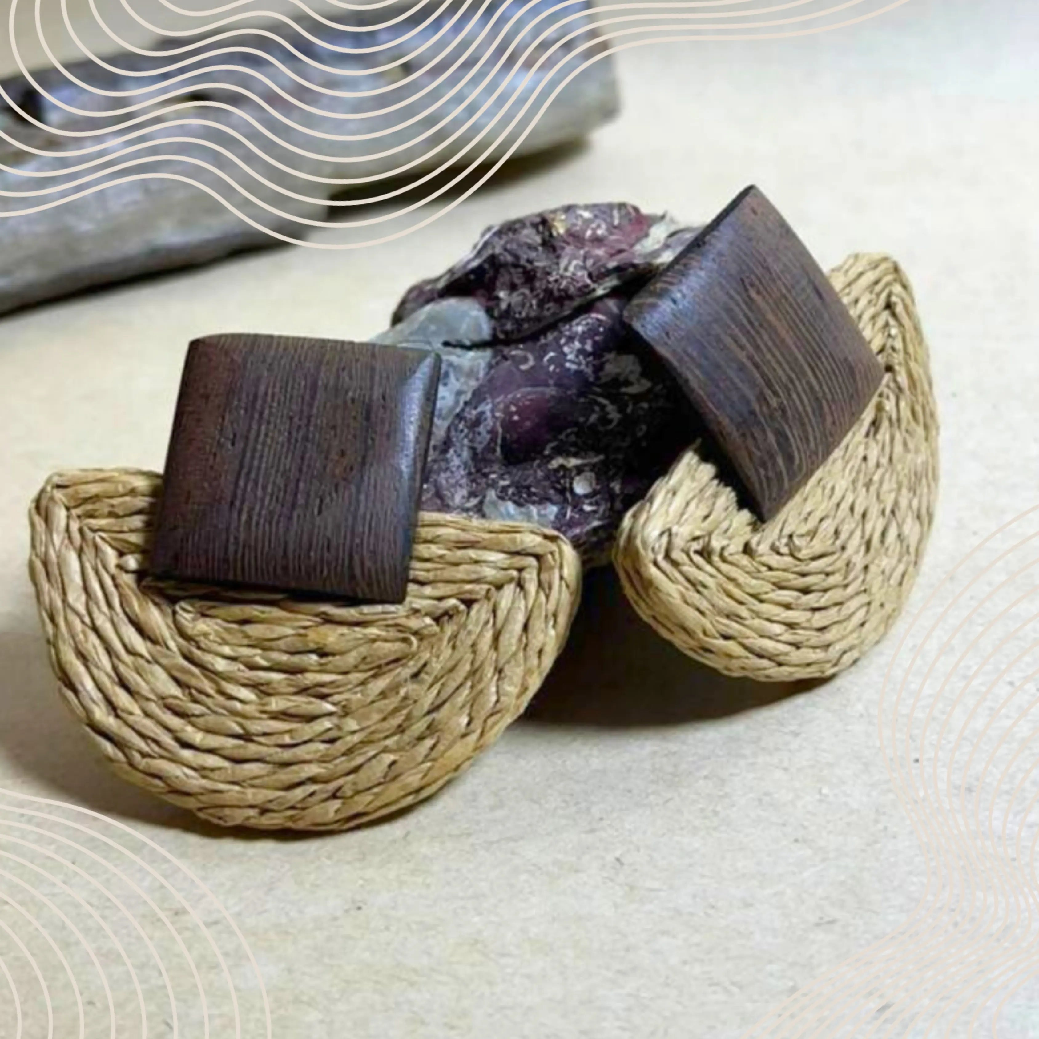 Woden Earrings Jewelry Designers Earing GAIA