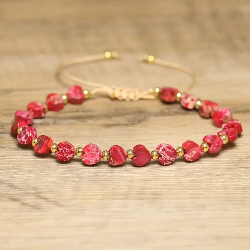 Pink Floral Bracelet - Unique & Elegant Design - GAIA
