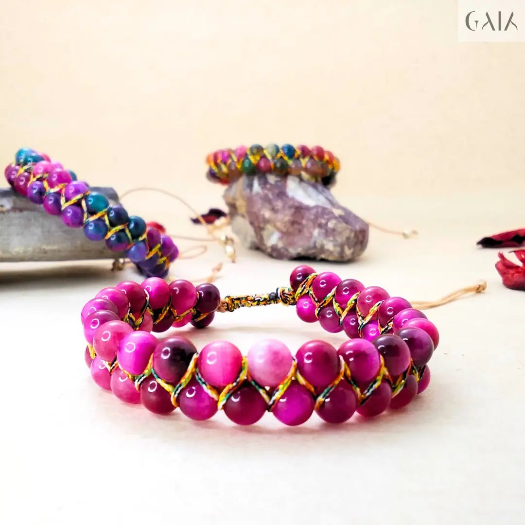 Chromatic Agate Bracelet - GAIA - Jewellery Store