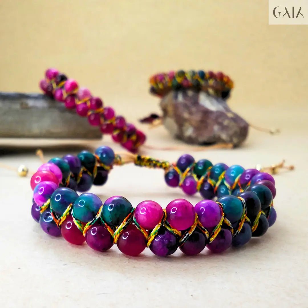 Chromatic Agate Bracelet - GAIA - Jewellery Store