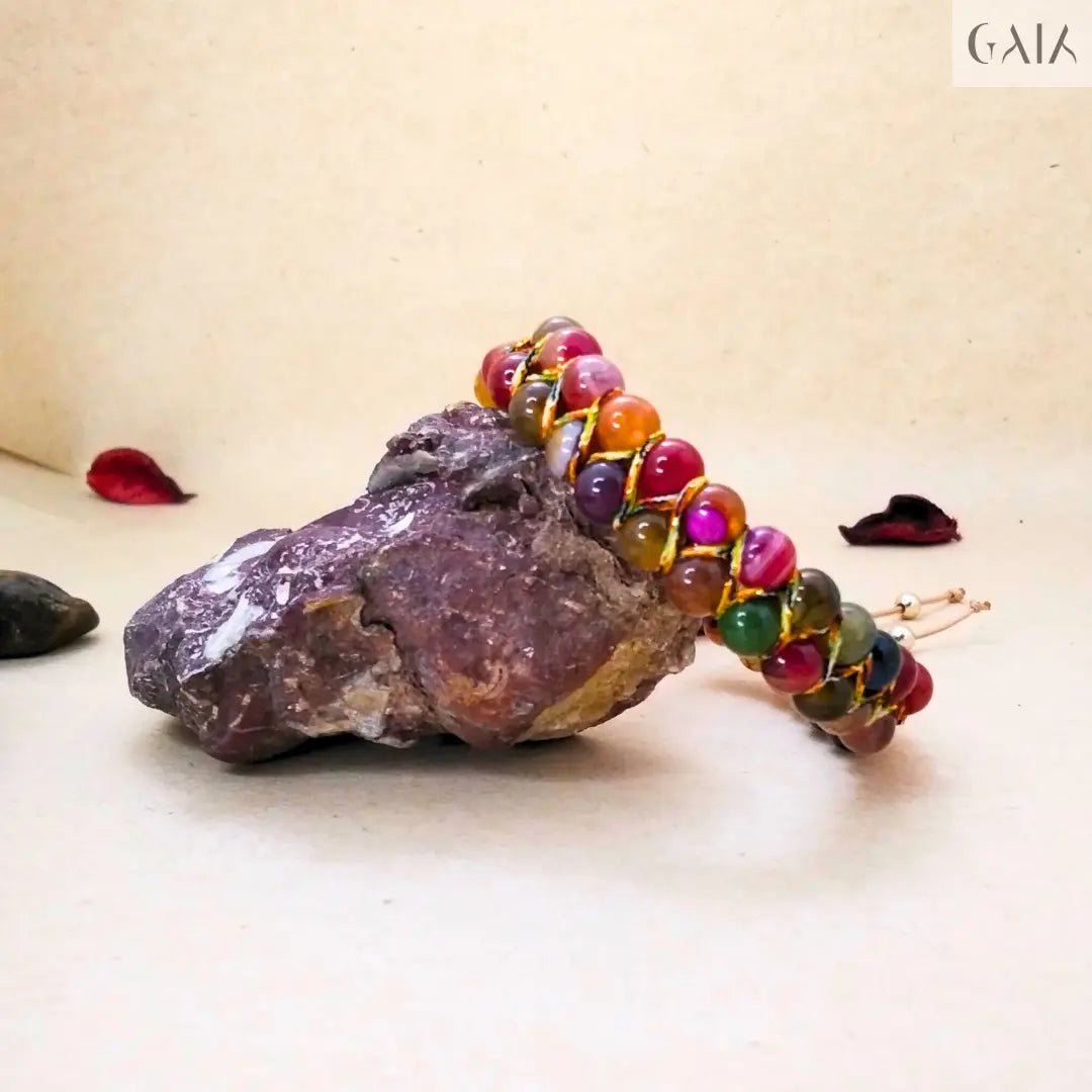 Chromatic Agate Bracelet - GAIA - Jewellery Store