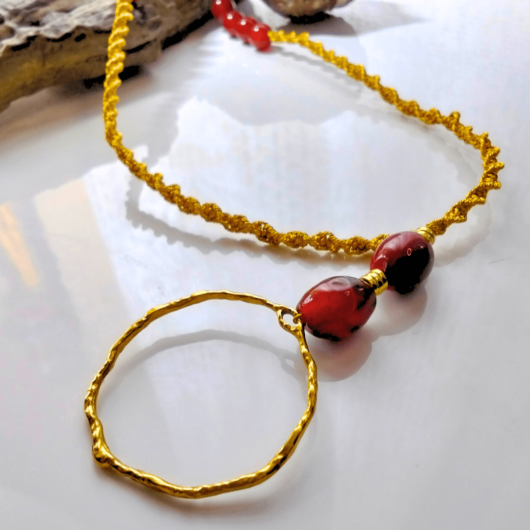 Golden Twist Necklace - GAIA - Jewellery Store