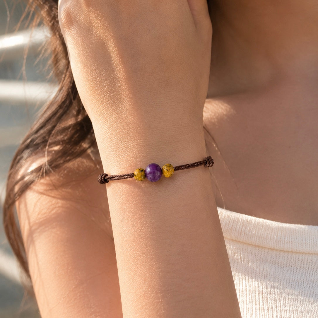 Amethyst Telluric Bracelet