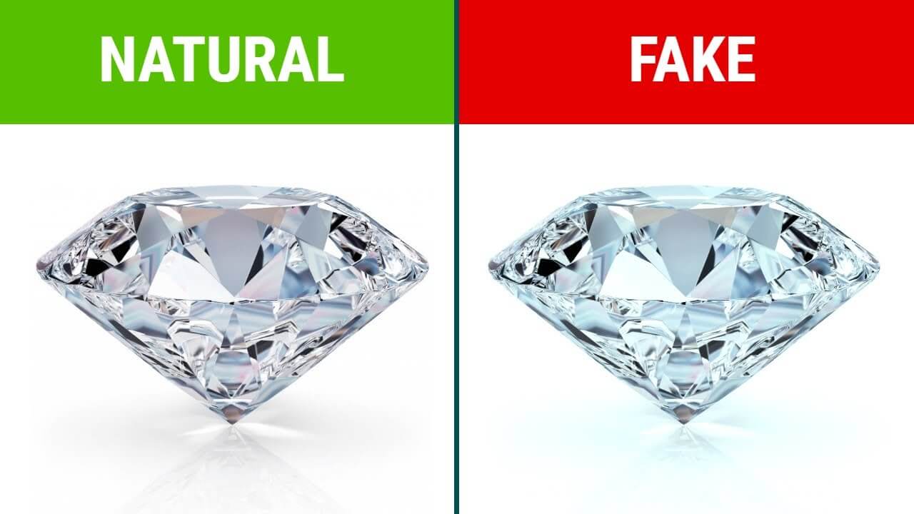 Distinguishing real vs fake gemstones