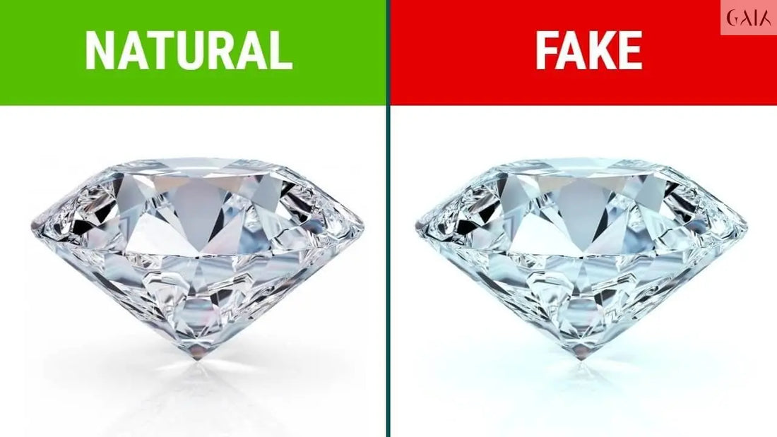Distinguishing real vs fake gemstones