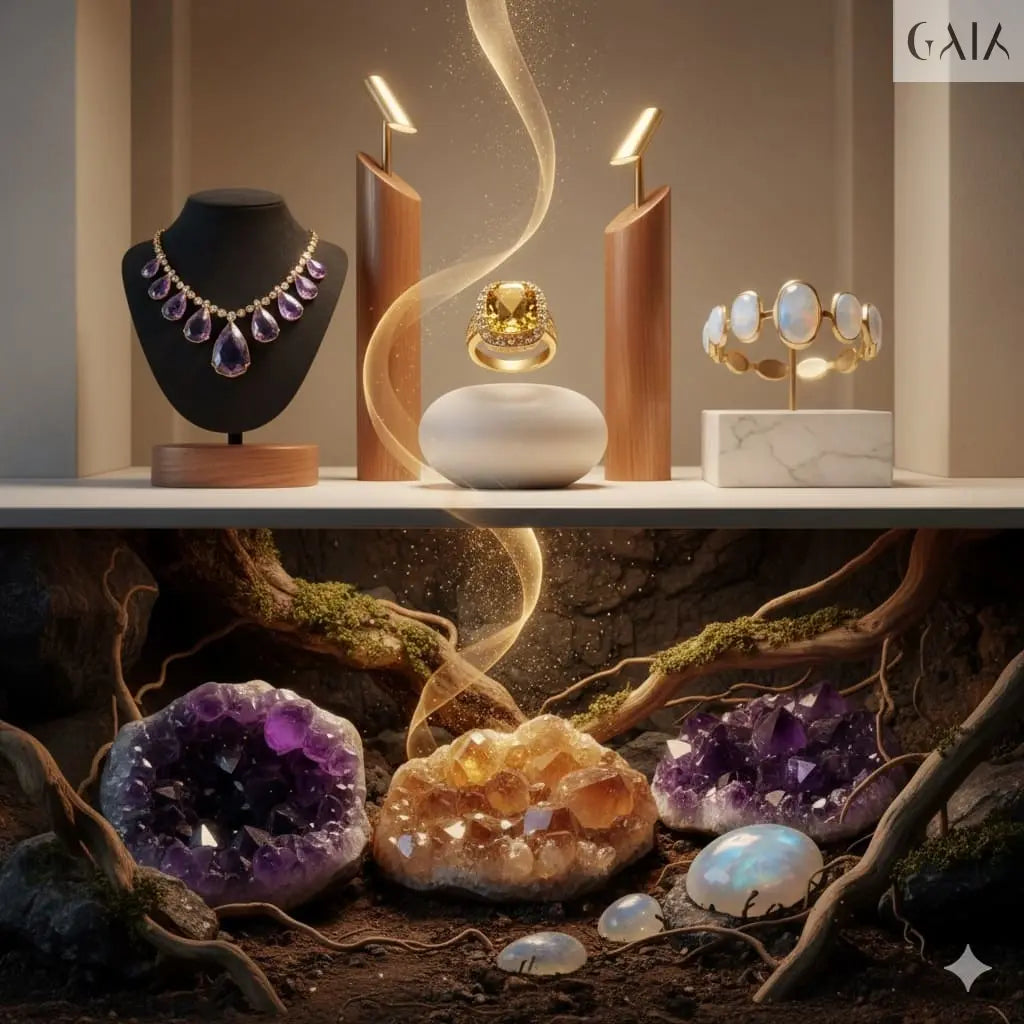 From Earth to Elegance: The Journey of Gemstones Through Time - GAIA - Jewellery Store