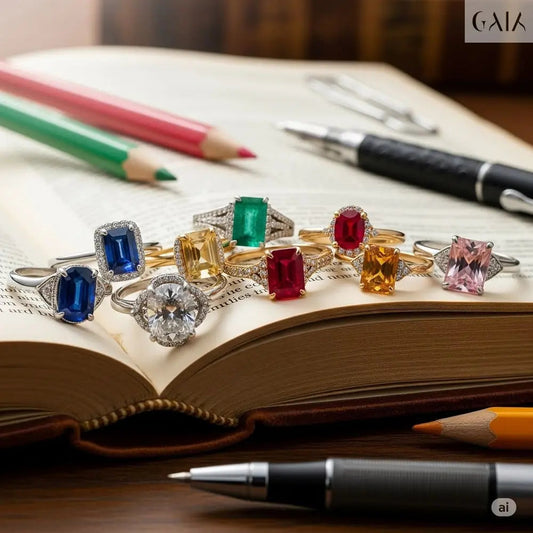 Gemstone Rings for Focus and Study: A Stylish BacktoSchool Choice - GAIA - Jewellery Store