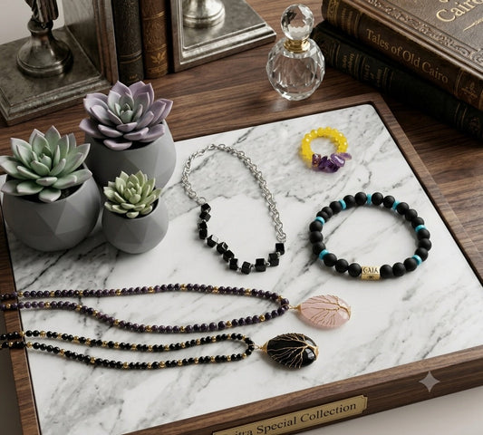 Natural Gemstone Jewelry in Egypt: Handmade Necklaces, Bracelets & Rings