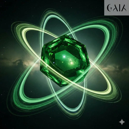 Green Crystal Rings: Positive Energy for Focus and Academic Success - GAIA - Jewellery Store
